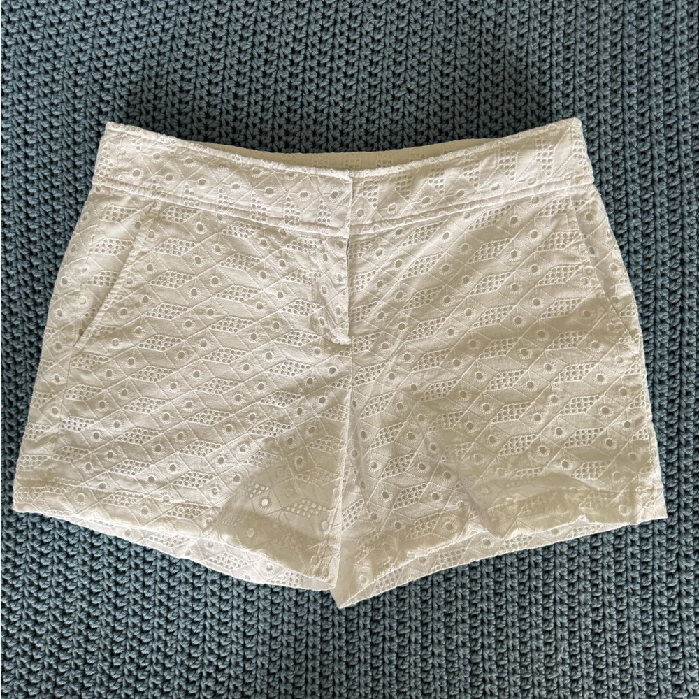 Vineyard Vines White Eyelet Shorts